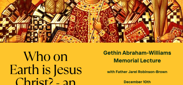 Gethin Abraham Williams Memorial Lecture Gethin Abraham Williams Memorial Lecture